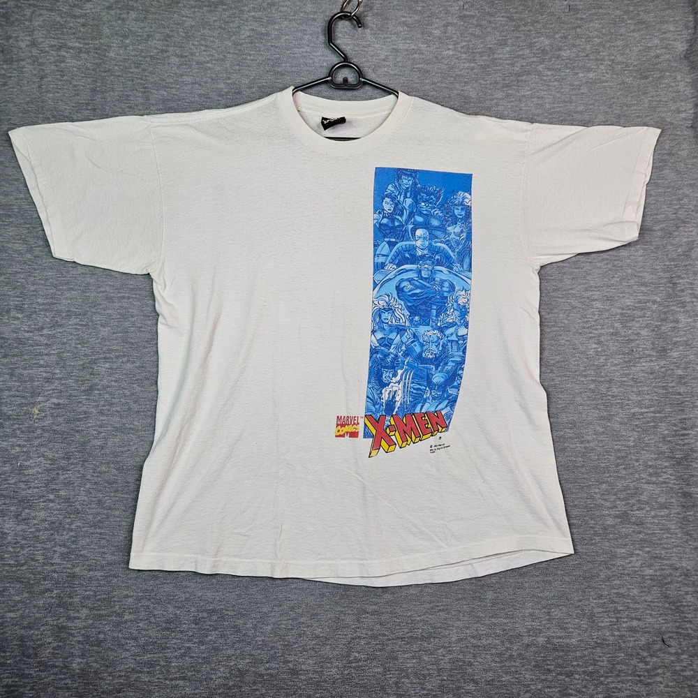 Vintage 1994 Marvel X-Men T-Shirt Signal Artwear White Graphic Mens XL 90s Comic